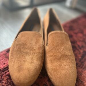 Margaux Handmade Italian Brown Suede Loafers